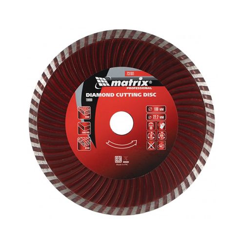 Диск алмазный MATRIX 180х22,2 мм