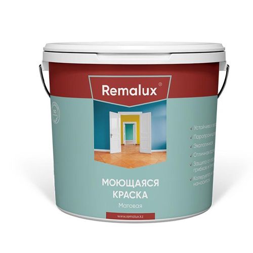 Краска моющаяся REMALUX 5 кг