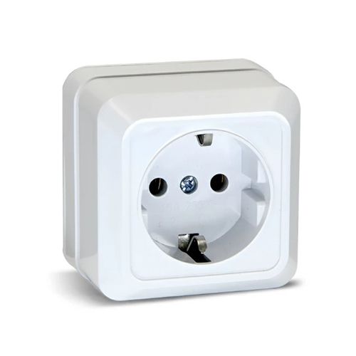 Розетка о/у з/к 16А белая UNIT ASTRA (8/160)