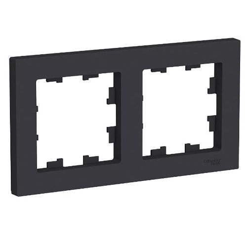 K085 Рамка 2-ая "ATLAS" КАРБОН ATN1002