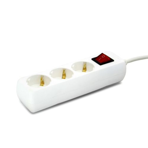 Удлинитель (3места 2р+pe+выкл 5м. 3х1мм2 16A/2,2кВт/220В) UNIT (1/20) NEW