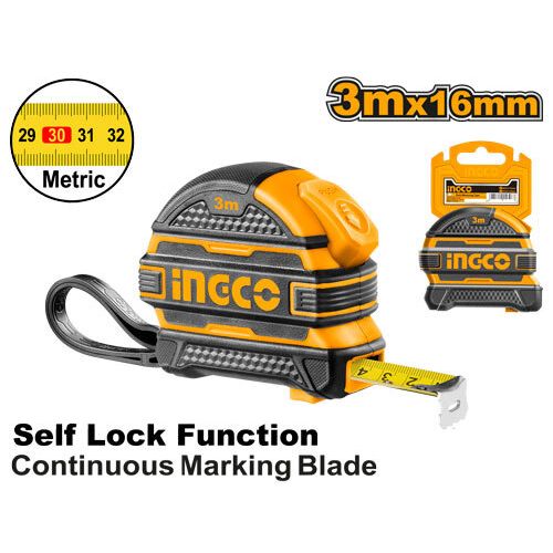 Рулетка INGCO 3x16 мм  HSMT08316-1