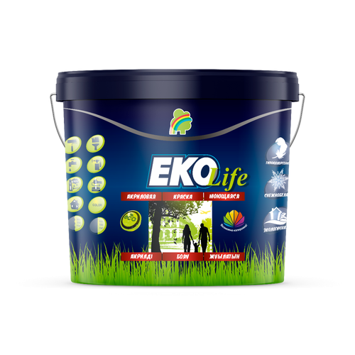 Краска EKO Life моющаяся 7 кг