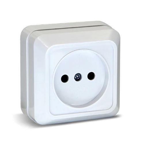 Розетка о/у 10А белая UNIT ASTRA (10/200)