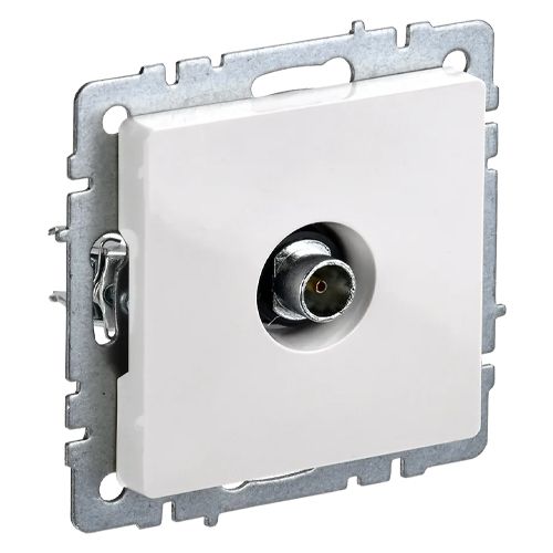 BRITE Розетка TV оконечная РТВ11-0-БрБ белый IEK