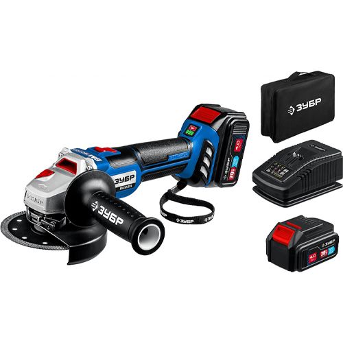 Бесщеточная УШМ ЗУБР Профессионал 20В AB-125-42