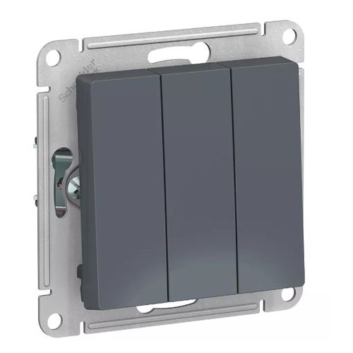 K050 Выкл 3 кл 10А с/у б/рамки "ATLAS" ГРИФЕЛЬ ATN731