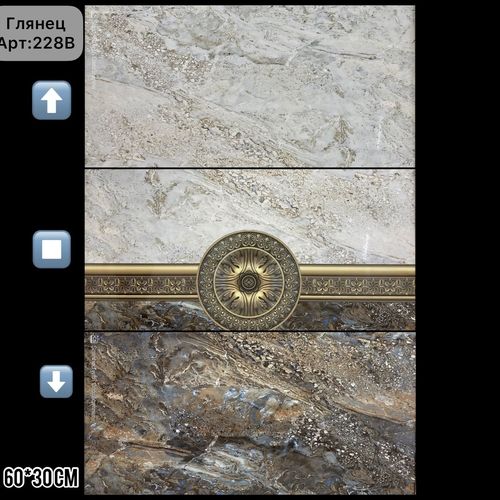 Керамогранит 60*30 см глянец золото