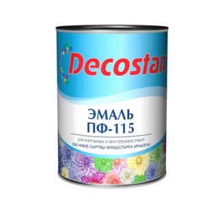 Эмаль Decostar ПФ-115 желтая 2,6 кг