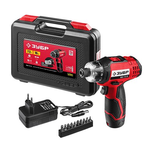 Отвертка-шуруповерт аккумуляторная ЗУБР