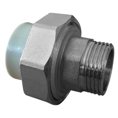 Муфта разъемная ППР ЭКО с нар. рез. серый 32x1" Jakko