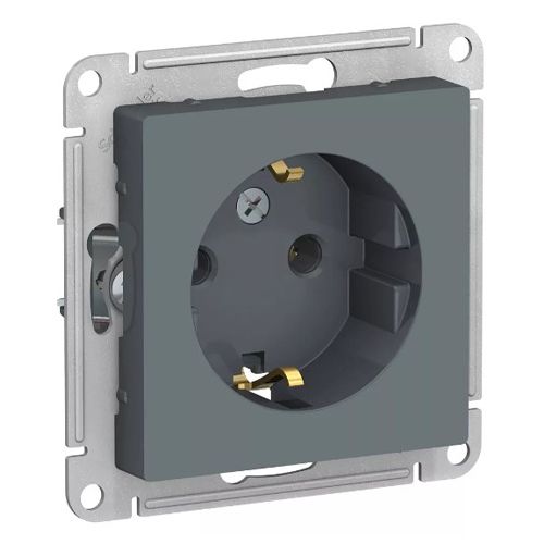 K045 Роз. с з/к 16А с/у б/рамки "ATLAS" ГРИФЕЛЬ ATN743